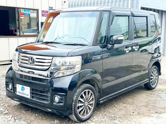 N-BOX660カスタムGターボパッケージ 4WD　ローンが不安な方＜優遇ローン＞1年保証　本州仕入　両側Pスラ　純正ナビ