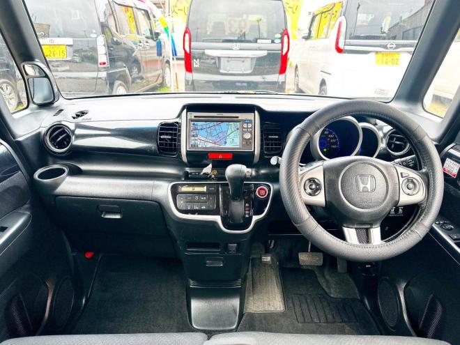 N-BOX660カスタムGターボパッケージ 4WD　ローンが不安な方＜優遇ローン＞1年保証　本州仕入　両側Pスラ　純正ナビ