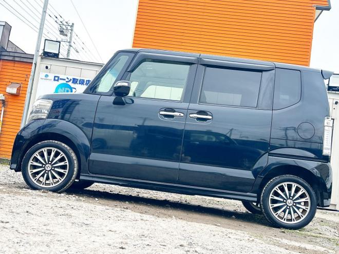 N-BOX660カスタムGターボパッケージ 4WD　ローンが不安な方＜優遇ローン＞1年保証　本州仕入　両側Pスラ　純正ナビ