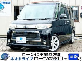 タント　660カスタムX 4WD　ローンが不安な方＜優遇ローン＞1年保証　本州仕入　寒冷地仕様　片側Pスラ