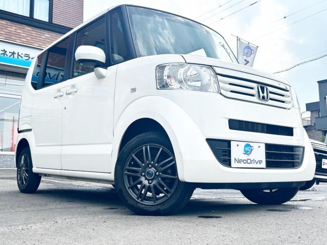 N-BOXG Lパッケージ 4WD　ローンが不安な方＜優遇ローン＞　本州仕入　ナビ　Bカメラ　片側パワスラ