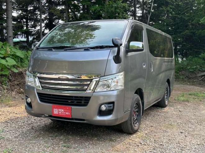 キャラバンNV350 2.5プレミアムGXクロムギアパッケージ バージョンブラック ロングディーゼルターボ4WD　TVナビ/Bカメラ/ETC/後席モニター 2500