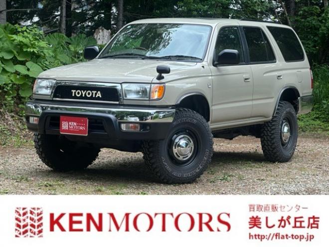 ハイラックスサーフ2.7 SSR-G 4WD　サンルーフ/リフトUP/全塗装済/社外ナビ 2700