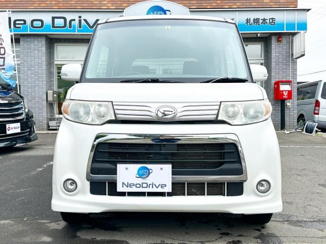 タントカスタムX 4WD　ローンが不安な方＜優遇ローン＞　本州仕入　寒冷地　純正ナビ　片側PWスラ