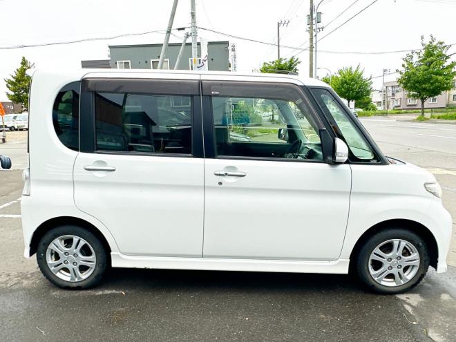 タントカスタムX 4WD　ローンが不安な方＜優遇ローン＞　本州仕入　寒冷地　純正ナビ　片側PWスラ