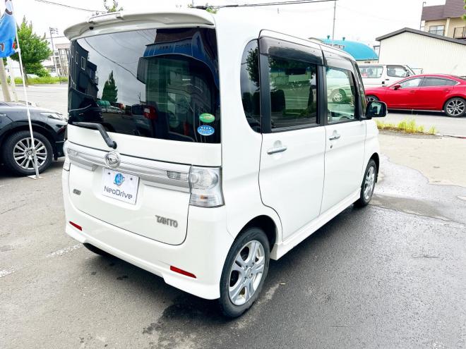 タントカスタムX 4WD　ローンが不安な方＜優遇ローン＞　本州仕入　寒冷地　純正ナビ　片側PWスラ