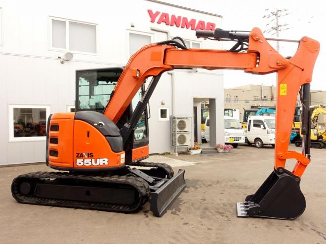バックホー日立　ZX55UR-5B　バケット容量0.20m3