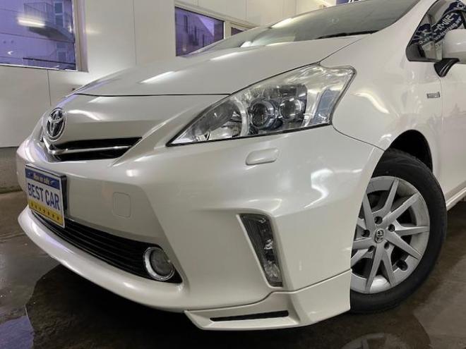 プリウスα１．８Ｓ　本州仕入　ワンオーナー　禁煙車　ＷＡＫＯＳバリアスコーティング済　１６インチホイール＆新品夏タイヤ　純正１６ＡＷ＋スタッドレスタイヤ付　純正ナビ（ワンセグ地デジ　Ｂｌｕｅｔｏｏｔｈオーディオ）＋バックカメラ　前後ドライブレコーダー　純正ＬＥＤヘッドライト　ＰＵＳＨスタート　スマートキー　ヘッドライトウォッシャー　タイミングチェーン車　ＥＴＣ 1800 5Dr
