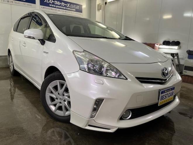 プリウスα１．８Ｓ　本州仕入　ワンオーナー　禁煙車　ＷＡＫＯＳバリアスコーティング済　１６インチホイール＆新品夏タイヤ　純正１６ＡＷ＋スタッドレスタイヤ付　純正ナビ（ワンセグ地デジ　Ｂｌｕｅｔｏｏｔｈオーディオ）＋バックカメラ　前後ドライブレコーダー　純正ＬＥＤヘッドライト　ＰＵＳＨスタート　スマートキー　ヘッドライトウォッシャー　タイミングチェーン車　ＥＴＣ 1800 5Dr