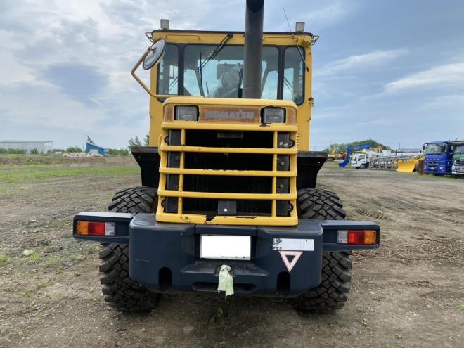 ホイールローダWA200-3E マルチプラウ付