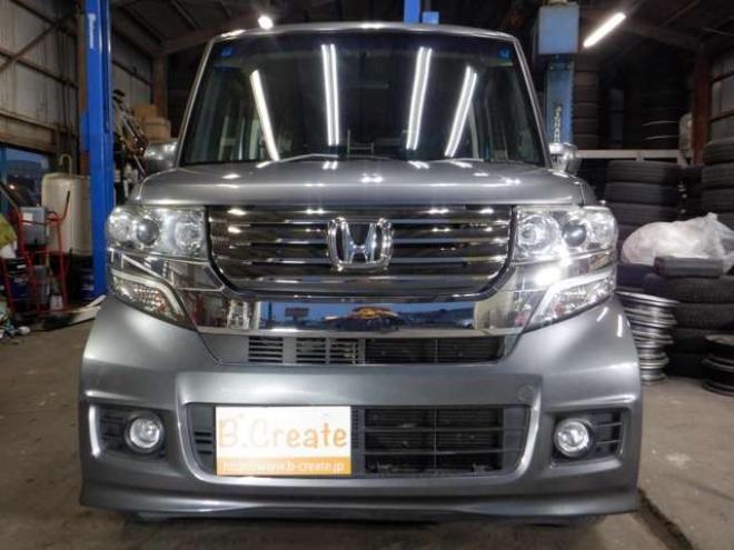 N-BOXカスタムG ターボパッケージ 4WD　ナビ・TV・B/T・両側パワスラ・ETC・HID 660