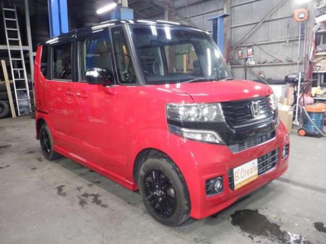 N-BOXカスタムG SSパッケージ 2トーンカラースタイル 4WD　本州仕入・ナビ・TV・Bカメラ・両側電動 660