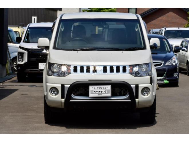 デリカＤ：５　Ｄパワーパッケージ　本州仕入　４ＷＤ　車検２年付　アルパイン９型ナビ　後席モニター　新品フロントガード　新品アルミ／タイヤ　両側パワースライドドア　オルタネータ交換済