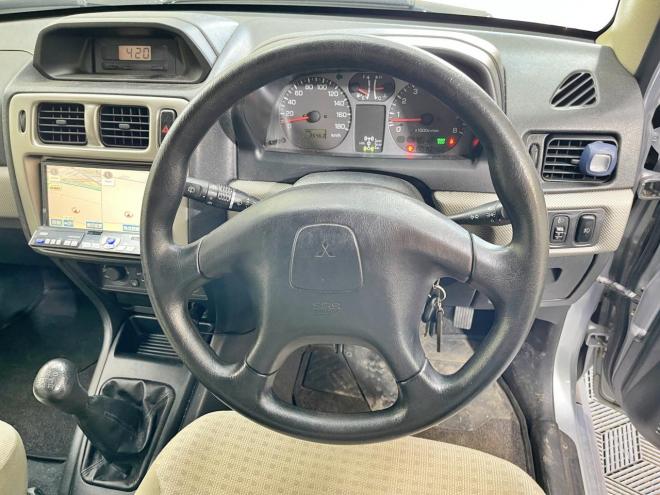 パジェロio2.0アクティブフィールドEDナビ 4WD 5年保証 MT 寒冷地仕様 車検整備2年付 修復歴無