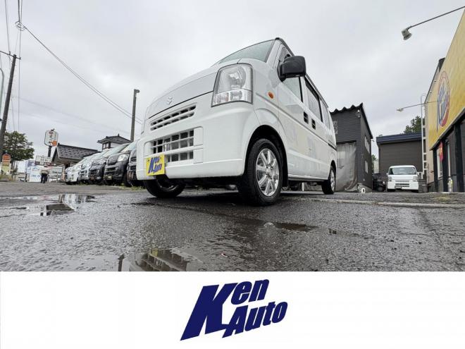 エブリィEVEREY VAN 4WD JION HIGH ROOF本州仕入　寒冷地仕様　リアヒーター　ミラーヒーター　切替4WD　　キーレス　地デジナビ　Bluetooth　バイザー　スタットレス　エンシ゛ンオイル交換　オートマオイル交換 4WD 660 5Dr