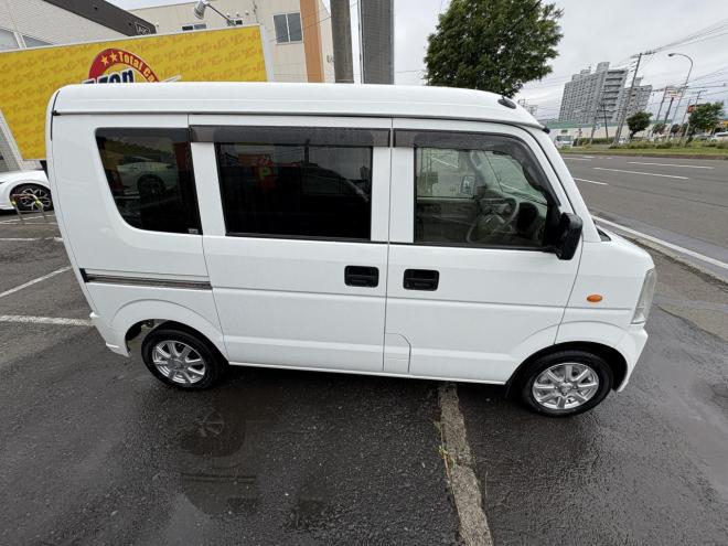 エブリィEVEREY VAN 4WD JION HIGH ROOF本州仕入　寒冷地仕様　リアヒーター　ミラーヒーター　切替4WD　　キーレス　地デジナビ　Bluetooth　バイザー　スタットレス　エンシ゛ンオイル交換　オートマオイル交換 4WD 660 5Dr