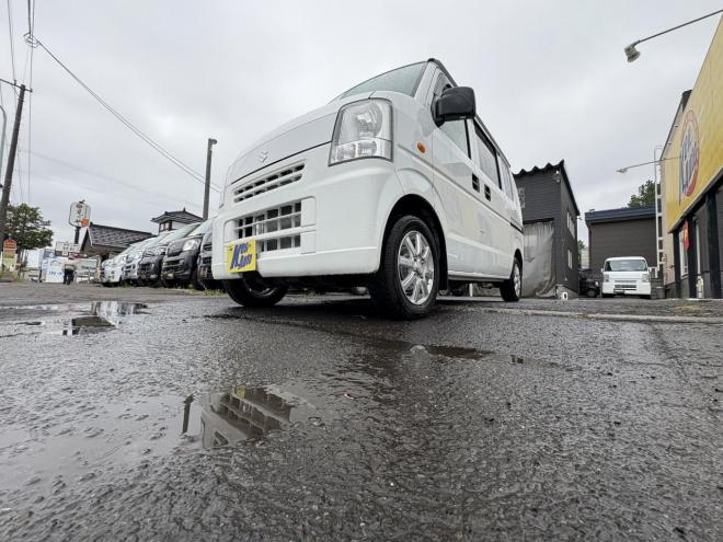 エブリィEVEREY VAN 4WD JION HIGH ROOF本州仕入　寒冷地仕様　リアヒーター　ミラーヒーター　切替4WD　　キーレス　地デジナビ　Bluetooth　バイザー　スタットレス　エンシ゛ンオイル交換　オートマオイル交換 4WD 660 5Dr