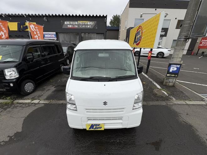 エブリィEVEREY VAN 4WD JION HIGH ROOF本州仕入　寒冷地仕様　リアヒーター　ミラーヒーター　切替4WD　　キーレス　地デジナビ　Bluetooth　バイザー　スタットレス　エンシ゛ンオイル交換　オートマオイル交換 4WD 660 5Dr