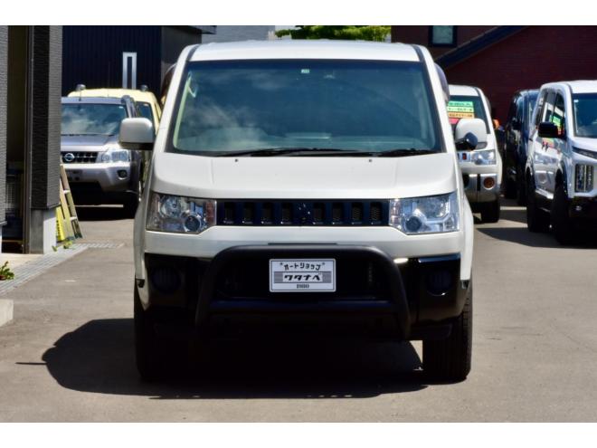 デリカＤ：５　Ｇ　４ＷＤ　本州仕入　オリジナルペイント　リフトアップ　新品フロントガード　社外アルミ　シートカバー　純正フリップダウンモニタ　３６０ドラレコ