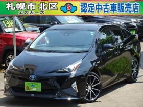 プリウス　1.8 A プレミアム E-Four 4WD　本州車 保証2年 TRDエアロ BSM 18AW 本革 1800