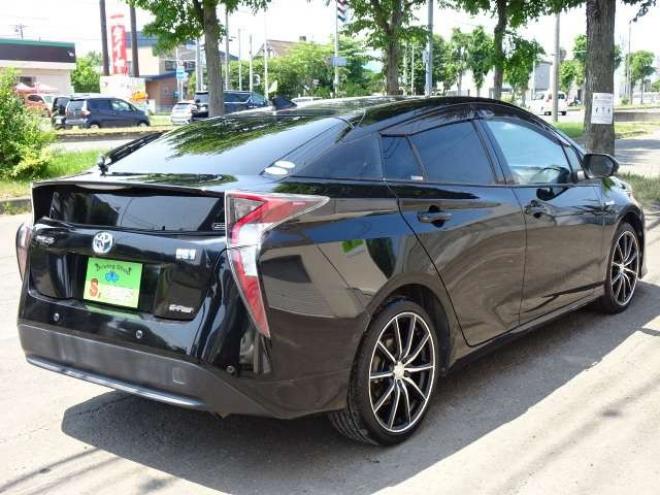 プリウス1.8 A プレミアム E-Four 4WD　本州車 保証2年 TRDエアロ BSM 18AW 本革 1800