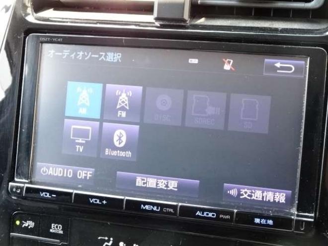 プリウス1.8 A プレミアム E-Four 4WD　本州車 保証2年 TRDエアロ BSM 18AW 本革 1800