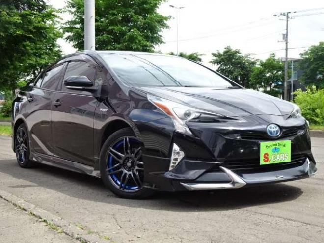 プリウス1.8 A E-Four 4WD　本州車　保証2年　モデリスタ 衝突軽減 BSM 1800
