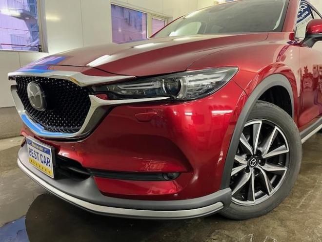 CX-5ＸＤ　Ｌパッケージ　本州仕入　ワンオーナー　寒冷地仕様　禁煙車　ＷＡＫＯＳバリアスコーティング済　スカイアクティブディーゼルターボ　純正１９インチＡＷ　社外１７ＡＷ＋スタッドレスタイヤ付　純正ナビ（地デジ　ＤＶＤ再生　Ｂｌｕｅｔｏｏｔｈ）＋バックカメラ＆サイドカメラ　ＢＯＳＥサウンド　純正ブラックレザーシート　レーダークルーズコントロール　ブラインドスポット　車線逸脱警報　ＬＥＤヘッドライト　両席シートヒーター　アドバンスキー　パワートランク　横滑り防止装置　ＥＴＣ 4WD 2200 5Dr