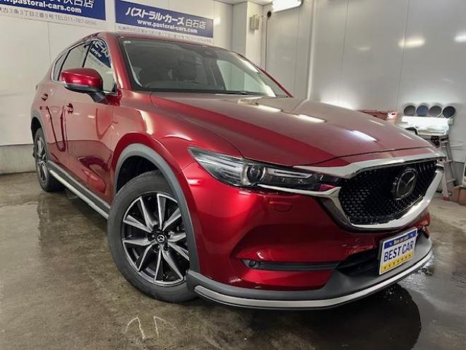 CX-5ＸＤ　Ｌパッケージ　本州仕入　ワンオーナー　寒冷地仕様　禁煙車　ＷＡＫＯＳバリアスコーティング済　スカイアクティブディーゼルターボ　純正１９インチＡＷ　社外１７ＡＷ＋スタッドレスタイヤ付　純正ナビ（地デジ　ＤＶＤ再生　Ｂｌｕｅｔｏｏｔｈ）＋バックカメラ＆サイドカメラ　ＢＯＳＥサウンド　純正ブラックレザーシート　レーダークルーズコントロール　ブラインドスポット　車線逸脱警報　ＬＥＤヘッドライト　両席シートヒーター　アドバンスキー　パワートランク　横滑り防止装置　ＥＴＣ 4WD 2200 5Dr