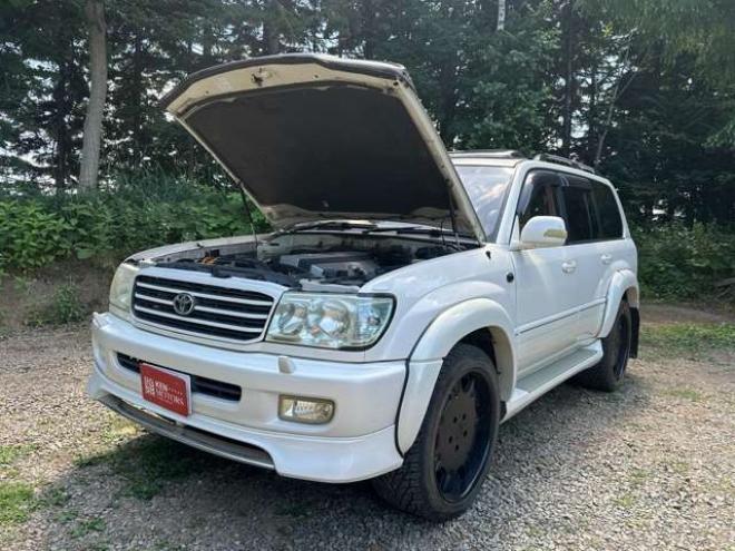 ランドクルーザー100 4.7 VXリミテッド Gセレクション 4WD　純正ナビ/エアロ/社外AW/ワイドスペーサー 4700