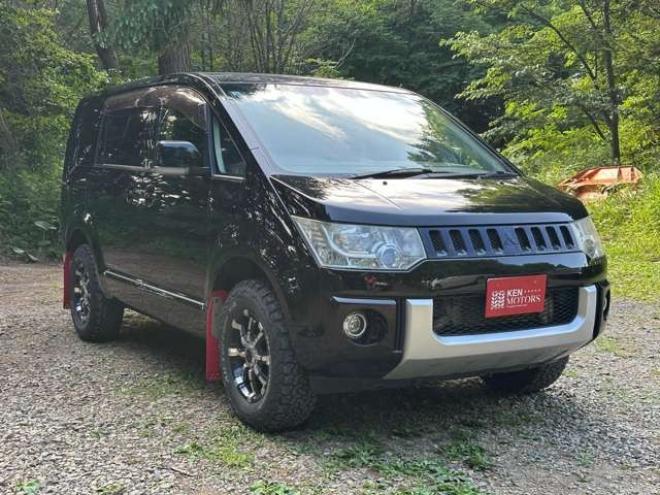 デリカD：5 2.2 D パワーパッケージ ディーゼルターボ 4WD　社外ナビ/Bカメラ/両側パワスラ/ETC 2300