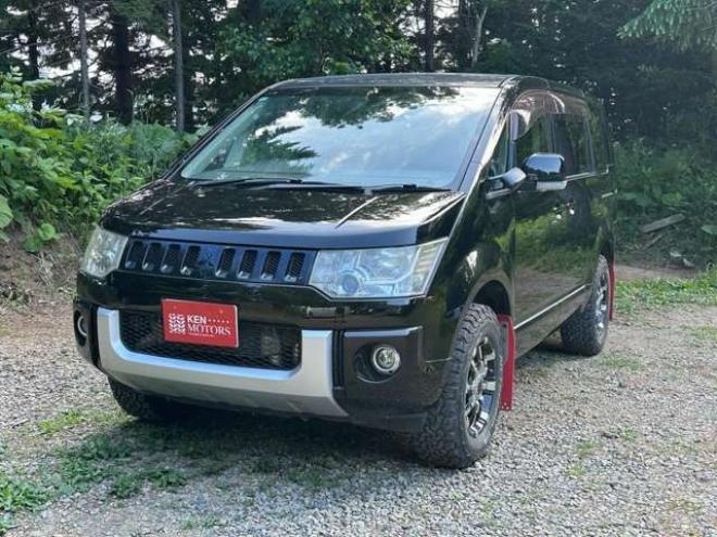 デリカD：5 2.2 D パワーパッケージ ディーゼルターボ 4WD　社外ナビ/Bカメラ/両側パワスラ/ETC 2300