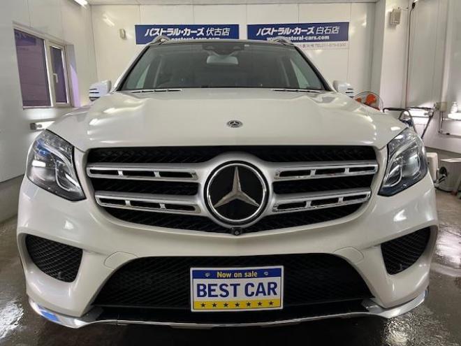ベンツＧＬＳ３５０ｄ　４マチックスポーツ　禁煙車　ＡＭＧ２１インチＡＷ　社外２０ＡＷ＋スタッドレスタイヤ付　純正ナビ（フルセグ地デジ　Ｂｌｕｅｔｏｏｔｈ）＋バックカメラ　３６０℃カメラ　ハーマンカードンオーディオ　パークトロニック　電動サンルーフ　ブラックレザーシート　パワートランク　シートヒーター　キーレスゴー　パドルシフト　ＥＴＣ 4WD 3000 5Dr