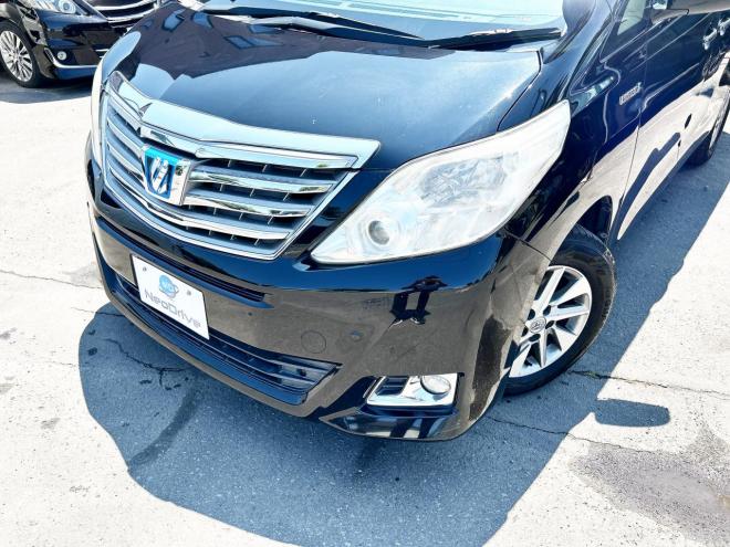 アルファードハイブリッド2.4X 4WD　ローンが不安な方＜優遇ローン＞本州仕入　両側パワスラ　純正ナビ　ETC 4WD