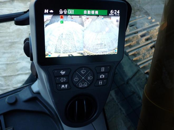 バックホーSH200-7 苫小牧ヤード