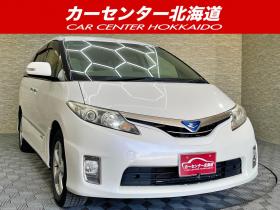 エスティマハイブリッド　2.4X 4WD 5年保証 スマキー 両側パワスラ ナビTV Bカメ ETC 寒冷地仕様 禁煙 修復歴無