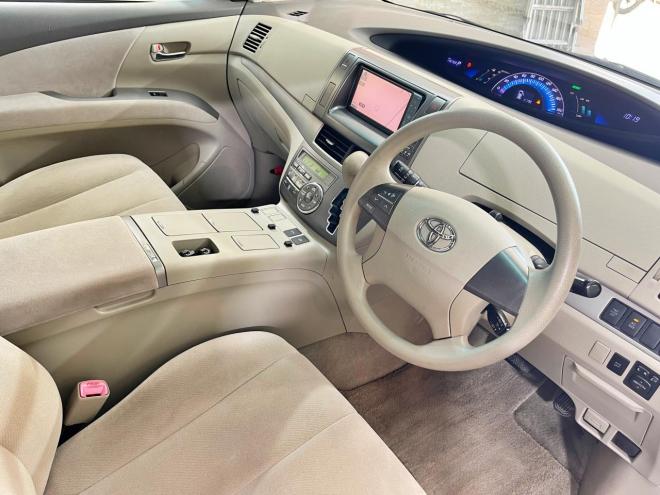 エスティマハイブリッド2.4X 4WD 5年保証 スマキー 両側パワスラ ナビTV Bカメ ETC 寒冷地仕様 禁煙 修復歴無
