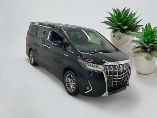 アルファードハイブリッドエグゼクティブラウンジ 本州車 寒冷地仕様 ナビTVバックモニター パノラミックビューモニター フリップダウンモニター 両側パワースライドドア パワーリアゲート レザーシート 車検新規2年 24ヶ月点検整備 保証付！ 4WD 2500 5Dr