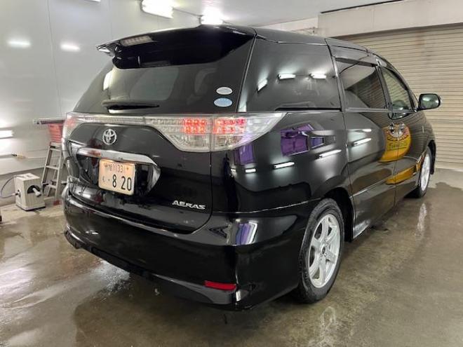 エスティマアエラス　後期型　寒冷地仕様　禁煙車　ＷＡＫＯＳバリアスコーティング済　社外１７インチＡＷ　純正１７ＡＷ＋スタッドレスタイヤ付　両側パワースライドドア　純正ナビ（フルセグ地デジ　ＤＶＤ再生　Ｂｌｕｅｔｏｏｔｈ）＋バックカメラ　純正エンジンスターター　ＰＵＳＨスタート　スマートキー　クルーズコントロール　リアヒーター　タイミングチェーン車　ＨＩＤ ヘッドライト　フロントガラス熱線 4WD 2400 5Dr