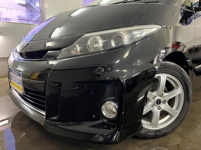 エスティマアエラス　後期型　寒冷地仕様　禁煙車　ＷＡＫＯＳバリアスコーティング済　社外１７インチＡＷ　純正１７ＡＷ＋スタッドレスタイヤ付　両側パワースライドドア　純正ナビ（フルセグ地デジ　ＤＶＤ再生　Ｂｌｕｅｔｏｏｔｈ）＋バックカメラ　純正エンジンスターター　ＰＵＳＨスタート　スマートキー　クルーズコントロール　リアヒーター　タイミングチェーン車　ＨＩＤ ヘッドライト　フロントガラス熱線 4WD 2400 5Dr
