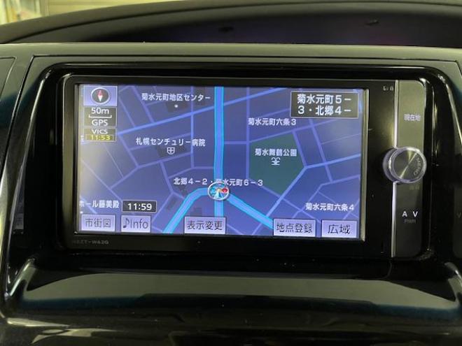 エスティマアエラス　後期型　寒冷地仕様　禁煙車　ＷＡＫＯＳバリアスコーティング済　社外１７インチＡＷ　純正１７ＡＷ＋スタッドレスタイヤ付　両側パワースライドドア　純正ナビ（フルセグ地デジ　ＤＶＤ再生　Ｂｌｕｅｔｏｏｔｈ）＋バックカメラ　純正エンジンスターター　ＰＵＳＨスタート　スマートキー　クルーズコントロール　リアヒーター　タイミングチェーン車　ＨＩＤ ヘッドライト　フロントガラス熱線 4WD 2400 5Dr