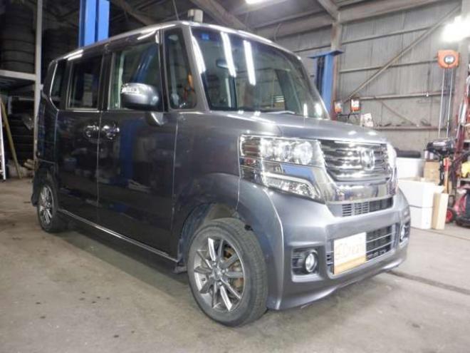 N-BOXカスタムG ターボパッケージ 4WD　ナビ・TV・B/T・両側パワスラ・ETC・HID 660