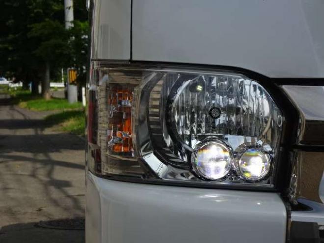 ハイエースバン2.7 スーパーGL ダークプライム ワイド ミドルルーフ ロングボディ 4WD　本州車 玄武1.5ダウン 外シャックル 2700