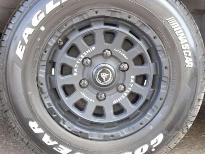 ハイエースバン2.7 スーパーGL ダークプライム ワイド ミドルルーフ ロングボディ 4WD　本州車 玄武1.5ダウン 外シャックル 2700