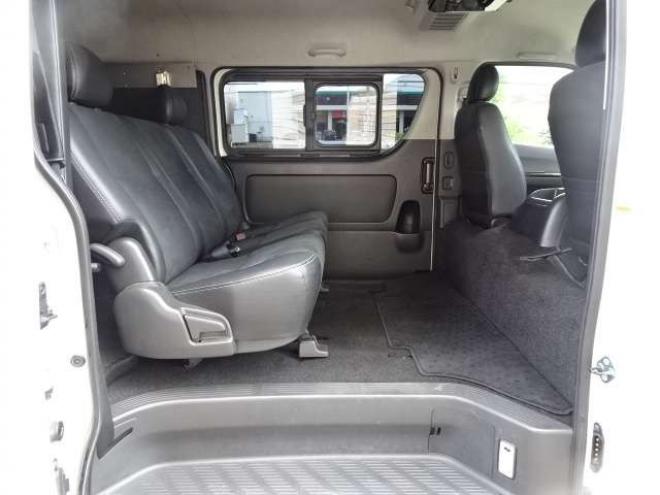 ハイエースバン2.7 スーパーGL ダークプライム ワイド ミドルルーフ ロングボディ 4WD　本州車 玄武1.5ダウン 外シャックル 2700