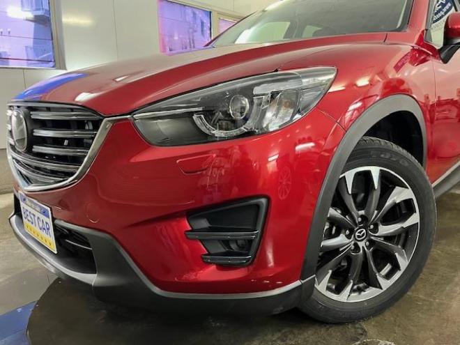 CX-5ＸＤ　Ｌパッケージ　本州仕入　ワンオーナー　禁煙車　ＷＡＫＯＳバリアスコーティング済　スカイアクティブディーゼルターボ　純正１９インチＡＷ　社外ＡＷ＋スタッドレスタイヤ付　純正ナビ（Ｂｌｕｅｔｏｏｔｈ）＋バックカメラ＆サイドカメラ　ＢＯＳＥサウンド　純正ブラックレザーシート　レーダークルーズコントロール　ブラインドスポット　車線逸脱警報　ＬＥＤヘッドライト　両席シートヒーター　アドバンスキー　横滑り防止装置　ＥＴＣ 4WD 2200 5Dr
