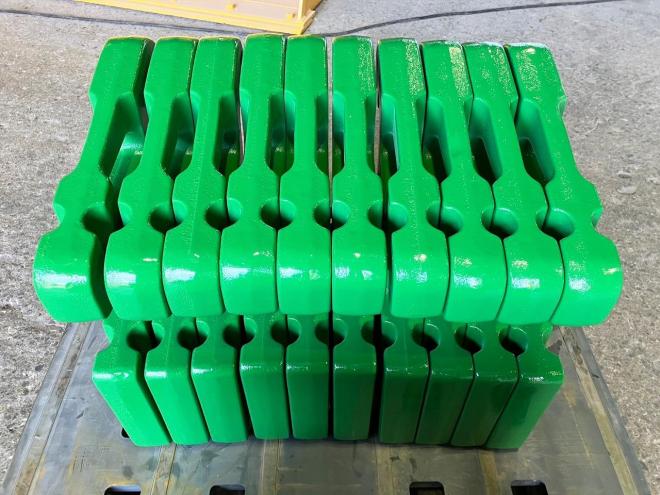 農機補助部品ジョンディア　中古　トラクターウェイト　50kg×10枚　農機具