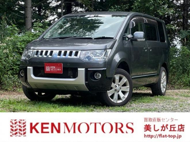 デリカD：5 2.2 D パワーパッケージ ディーゼルターボ 4WD　ワンオーナー/社外ナビ/両側パワスラ/ETC 2300