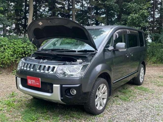 デリカD：5 2.2 D パワーパッケージ ディーゼルターボ 4WD　ワンオーナー/社外ナビ/両側パワスラ/ETC 2300