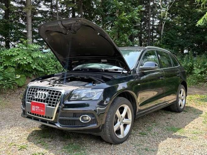アウディQ5 2.0 TFSI クワトロ Sラインパッケージ 4WD　ターボ/純正ナビ/ETC/ハーフレザーシート 正規輸入車 2000